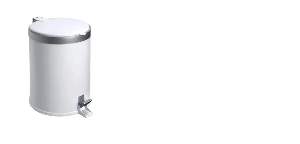 LIXEIRA  12 L VIEL BRANCA PED TP PL 3573