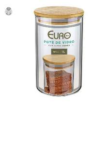 POTE VIDRO 1,3 L SLIM TP BAMBU EURO 6804