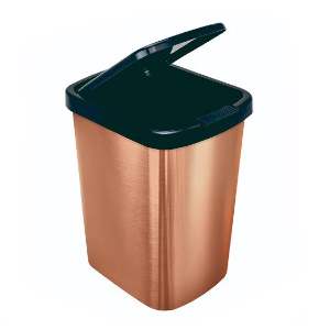 LIXEIRA  09LT ARQPLAST CLICK ROSE 25499